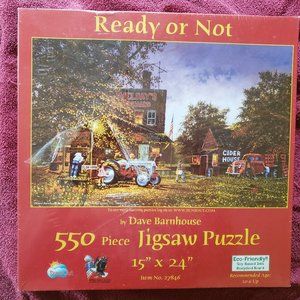 550 Piece Puzzle Ready Or Not by Dave Barnhouse